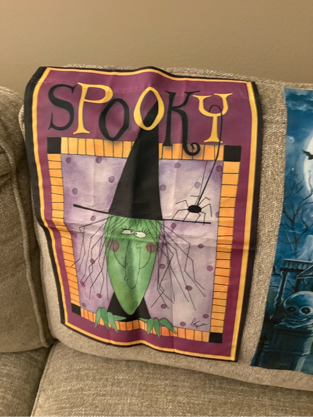 Spooky Witch Decorative Garden Flags